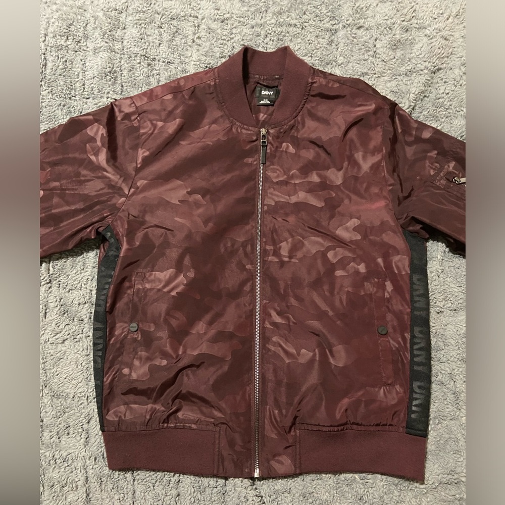 DKNY: Camo Bomber Jacket